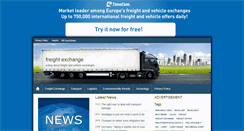 Desktop Screenshot of freight-exchange.co.uk